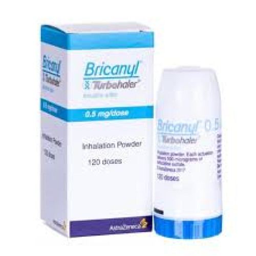 Bricanyl Turbohaler 0.5mg/dose Inhalation powder (120 Doses)